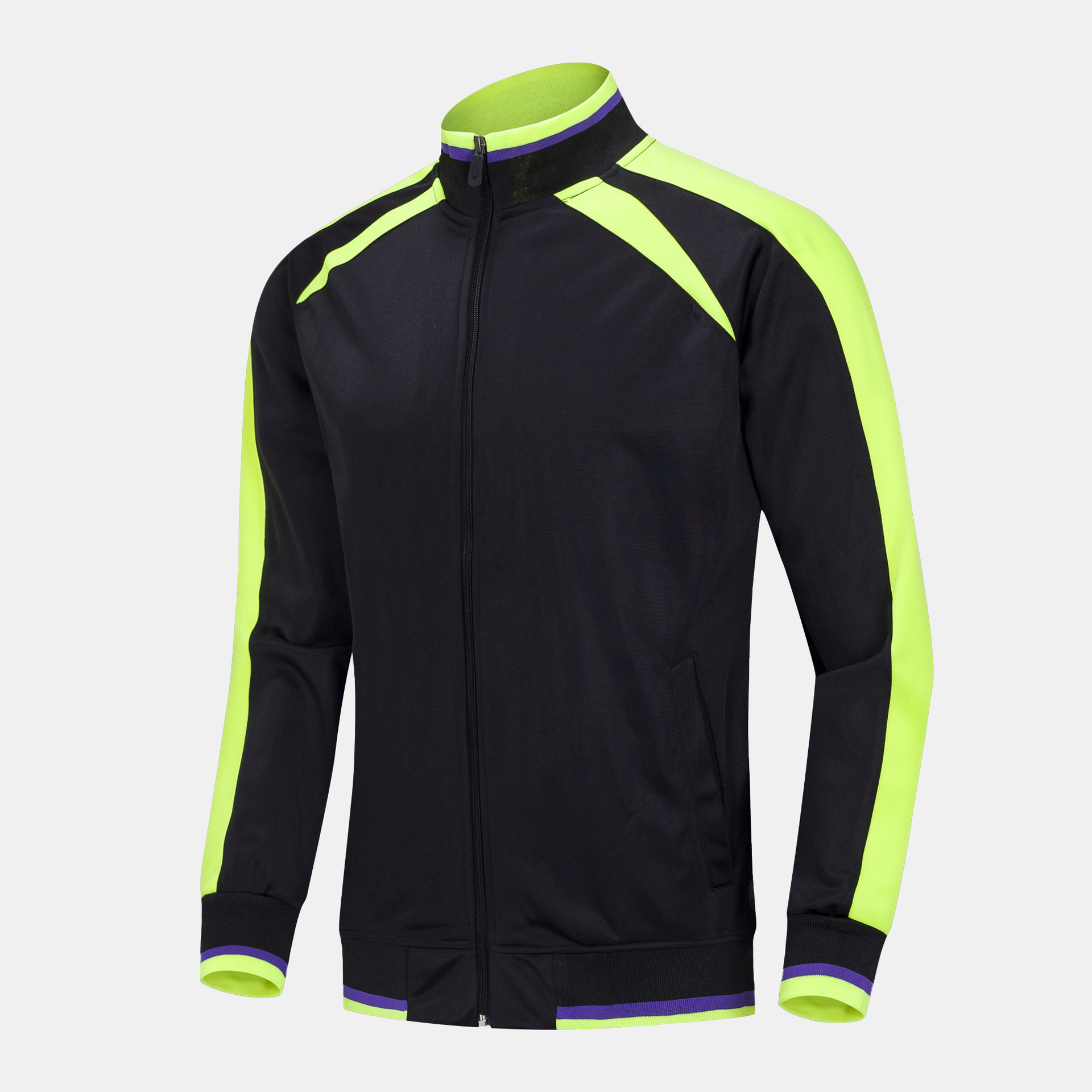 Otoño y invierno collar de la institución de capacitación de adultos para niños juegos padres e hijos uniformes de clase con cremallera suéter logotipo impreso personalizado