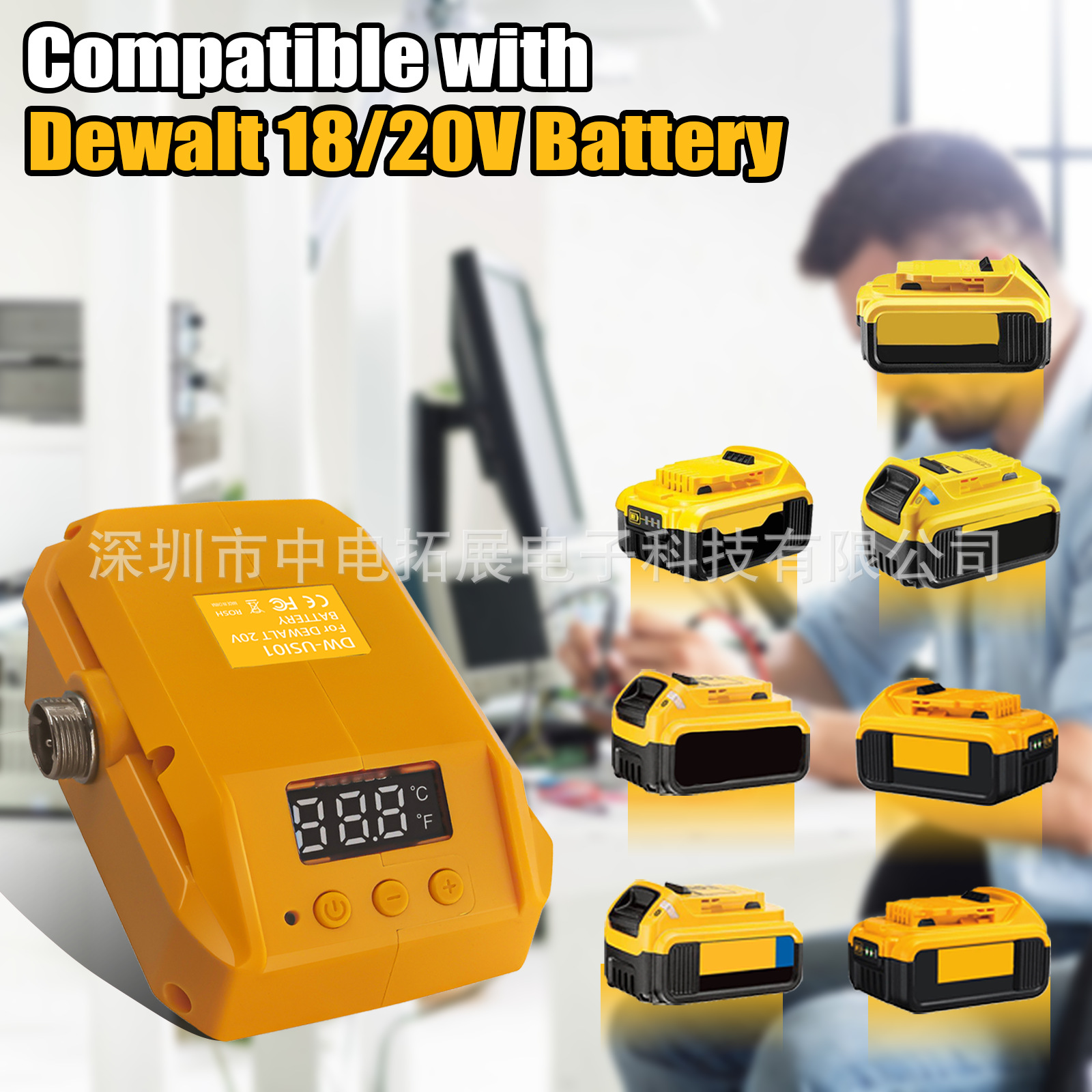 Soldador eléctrico de CC portátil 936 adaptado a la herramienta Makita Dewei Miwoqi Bosch 18V batería de litio para enviar alambre de estaño