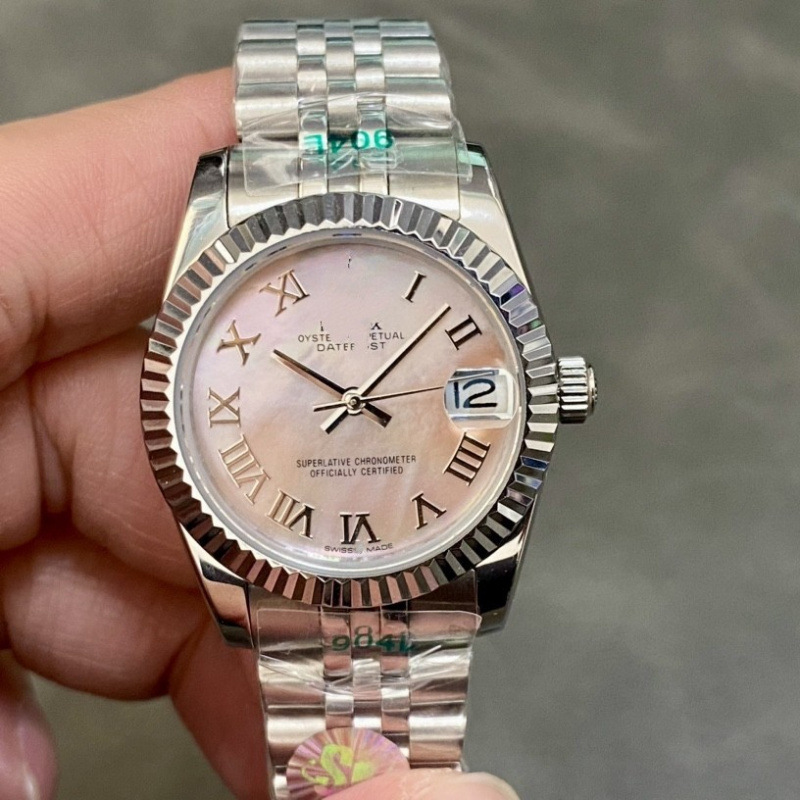 Cross-Border Popular 31mm Women's Laojia Diary Sapphire 904L Stainless Steel Case Fully Automatic Mechanical Movement