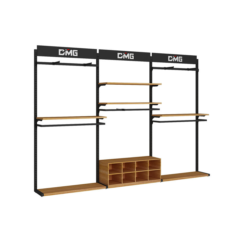 Tienda de ropa de Pared Soporte de exhibición soporte de exhibición de tipo de piso tienda de gama alta para hombres