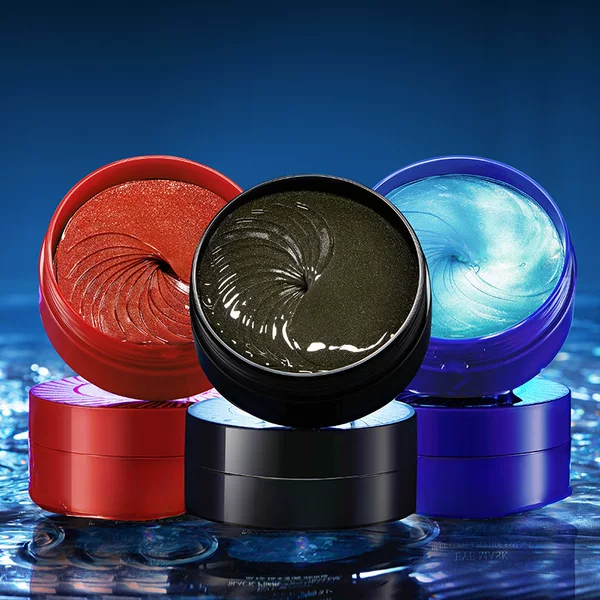 Boquanya Blue Copper Peptide double care tight moisturizing eye mask Hydrating Nourishing delicate elastic tender water red algae black pearl eye mask