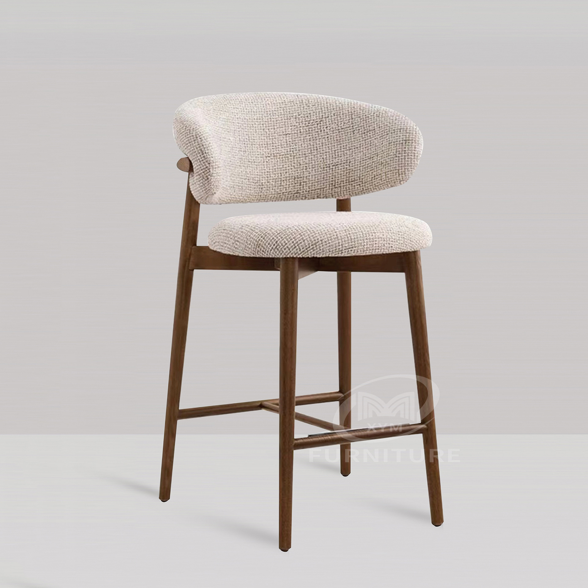 Silla de bar de acero inoxidable ligera y lujosa serie de fabricantes al por mayor simple café en línea popularidad silla de restaurante soporte silla personalizada image 12