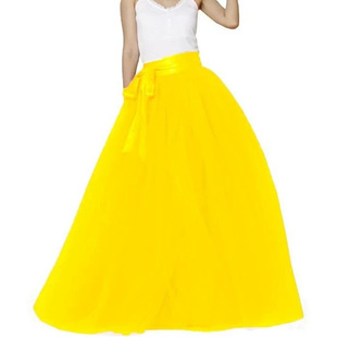 EllieHouse Womens Long Tutu Party Evening Tulle Skirt PC05