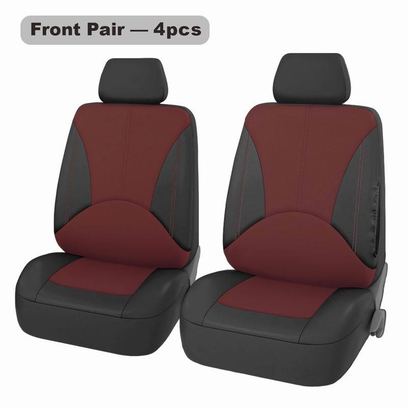 Cross-Border Universal Car Seat 9-Piece Set Pu Leather Car Four-Season Universal Seat Cushion Cover Export Amazon Hot Sale