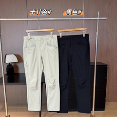 082107 秋季新款男士日常休闲百搭防水轻薄耐磨弹力身锥型长裤