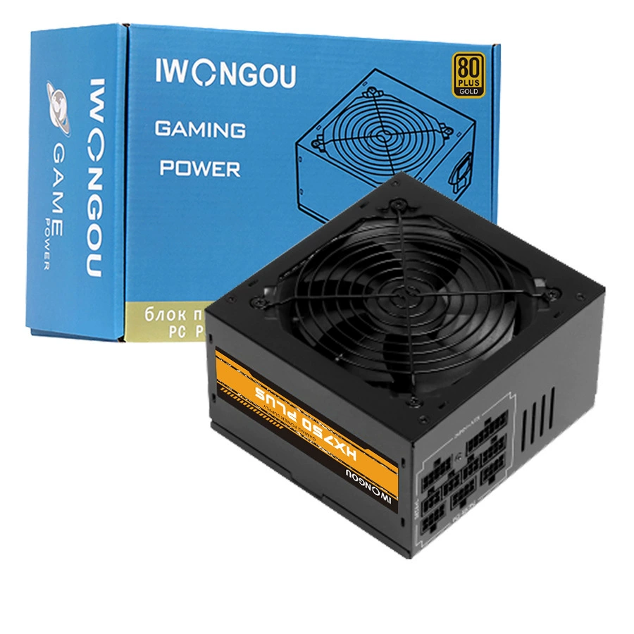 Блок питания для настольного компьютера Iwongou Gold Medal 750W с активным PFC