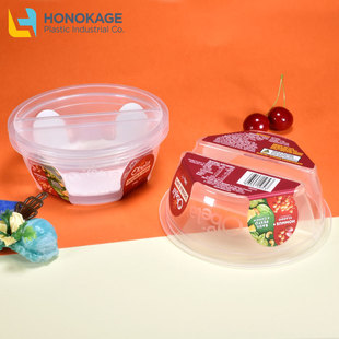 Sauce Box PP Material Quality Assurance Double Sauce Box Ice Cream Box Plastic Box