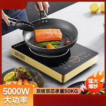 电磁炉家用5000W爆一体体平面智能大功率商用省电多功能灶厂家