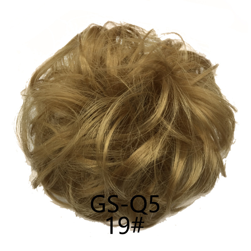 Europa y los Estados Unidos pelucas anillo de pelo de bolas cabeza cuerda elástica peludo natural peludo peludo transfronterizo