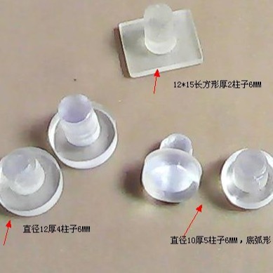 家具沙发防滑胶塞户外椅固定脚塞PVC塑胶垫办公桌透明垫塞批发