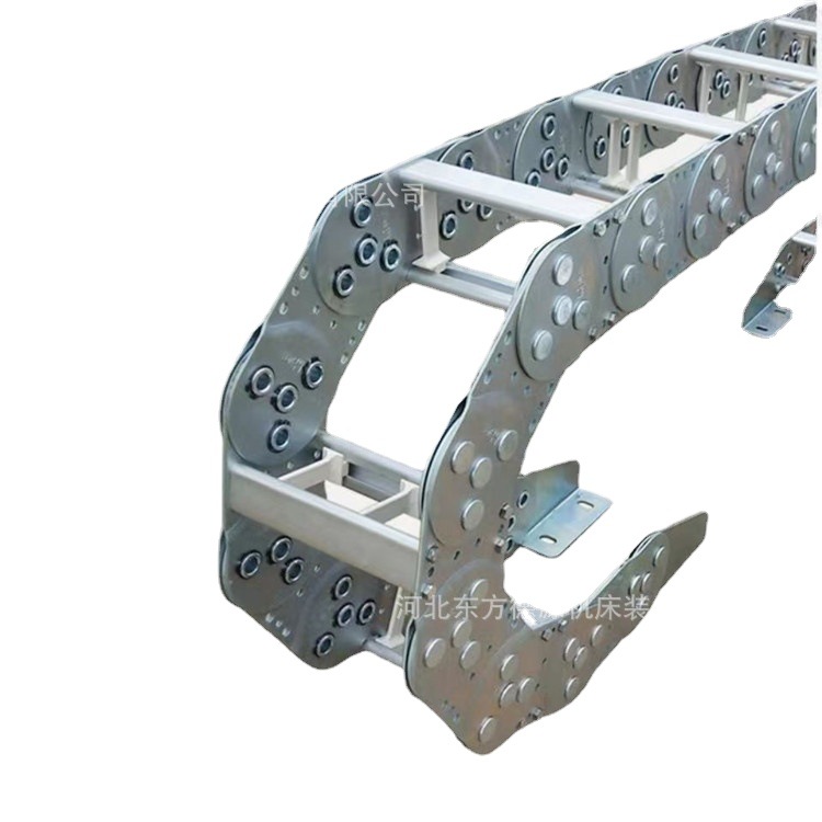 全封钢铝拖链 桥式拖链桥式金属钢制拖链 新型钢铝半封闭钢铝拖链