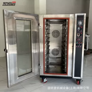 热风对流烤炉商用 10盘单开门食品烘烤炉 喷雾加湿面包烤炉