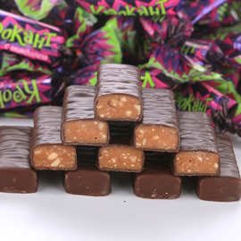 【俄罗斯原装】KDV紫皮糖 代发500g/袋 夹心糖脆皮酥糖巧克力糖果