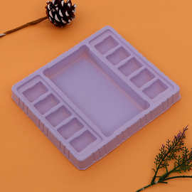 一次性方形PP塑料吸塑内托盒 pvc植绒塑料吸塑内托 日用品包装