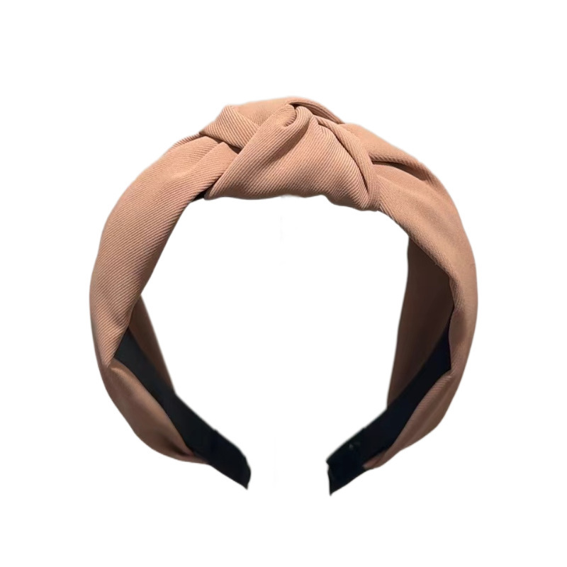 11892D khaki knotted headband