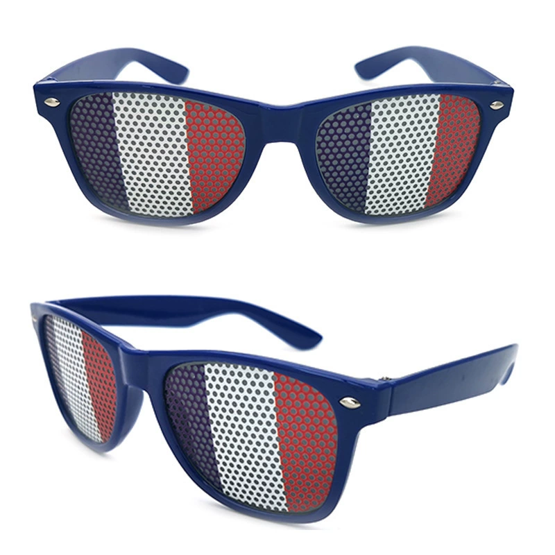 Кубок мира Кубок Европы флаг Франции наклейки солнцезащитные очки маленькие дырочки наклейки солнцезащитные очки подарочные солнцезащитные очки