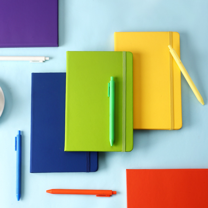 Cuaderno de cubierta dura mayorista A5 comercio exterior explotador transfronterizo PU cuaderno de negocios cuaderno de notas de logotipo creativo