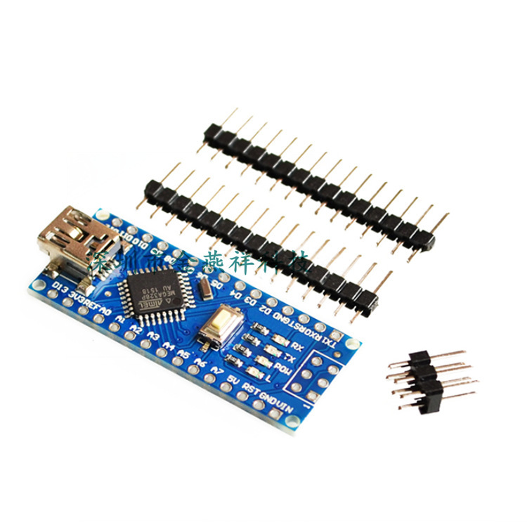 Nano V3.0ATMEGA328P无焊接 电子积木 互动媒体