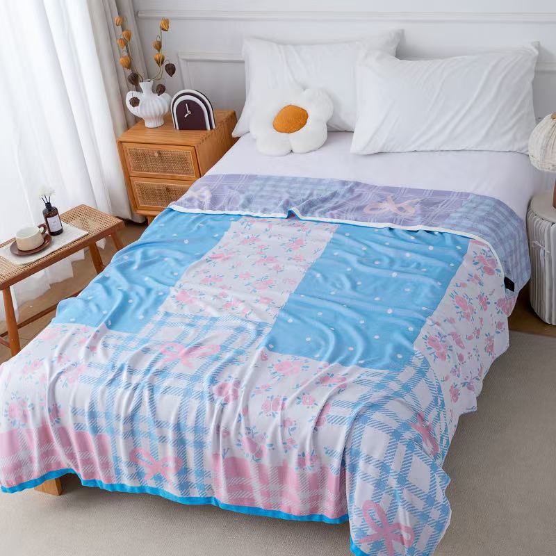 파란색 그리드 접합 150*200cm