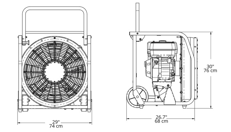 GX500消防排烟机RAMFAN优兰特机动排烟机