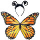 Gorgeous butterfly dance wings dream lady unique style