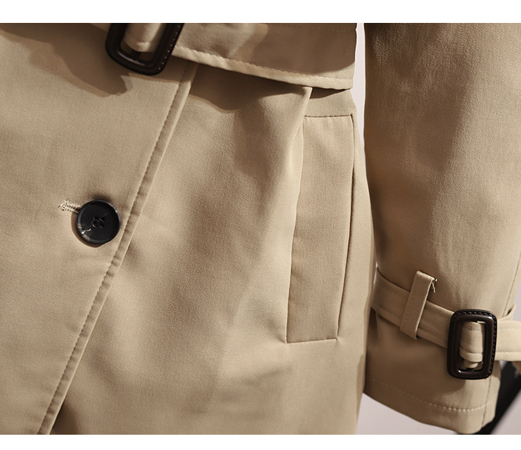 Trench coat elegante para mulher estilo britânico de outono_voghion.com