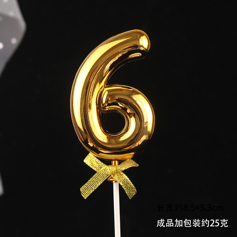 Decoración digital para pasteles 0-9, 3D oro/rosa, inserto para cumpleaños – Mayorista de Yiwu image 16