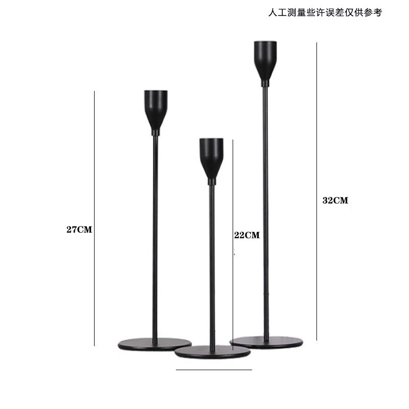 Vacaciones cumpleaños candelabro decoración oro luz lujo vela lámpara hogar occidental romántica boda vela cena Accesorios