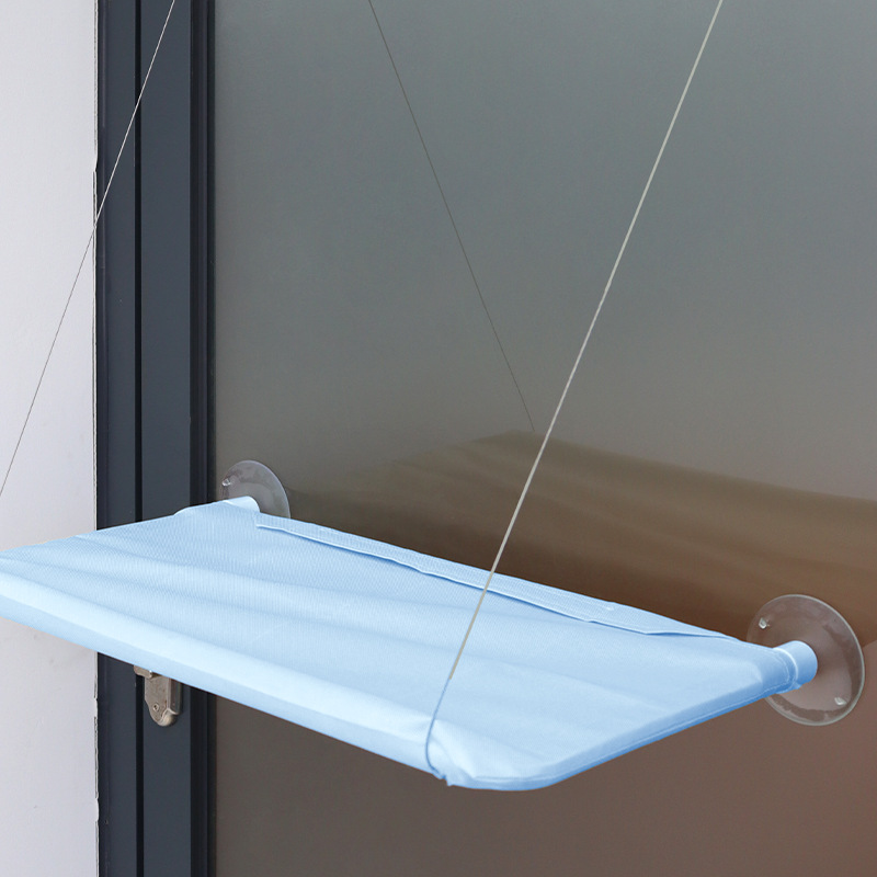Mascota cama gato hamaca ponche-libre ventosa colgante cristal ventana alféizar gato cama sol-secado gato nido suministros al por mayor