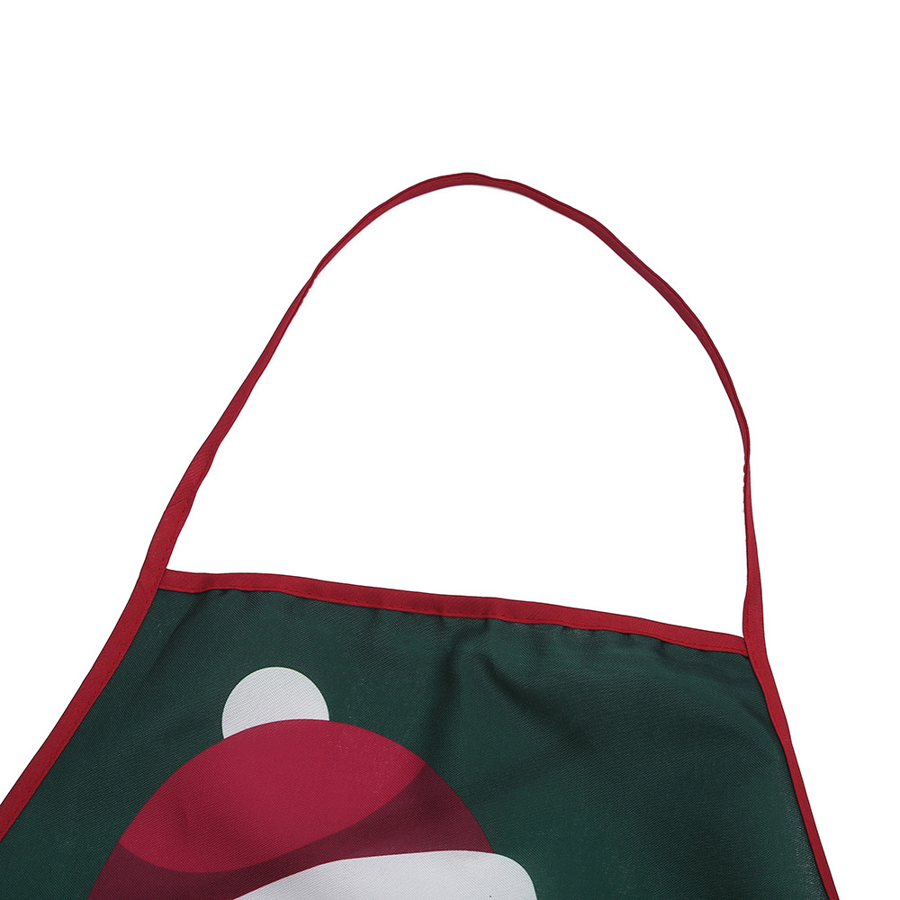 Christmas Santa Claus Snowman Polyester Indoor Aprons Costume Props display picture 3