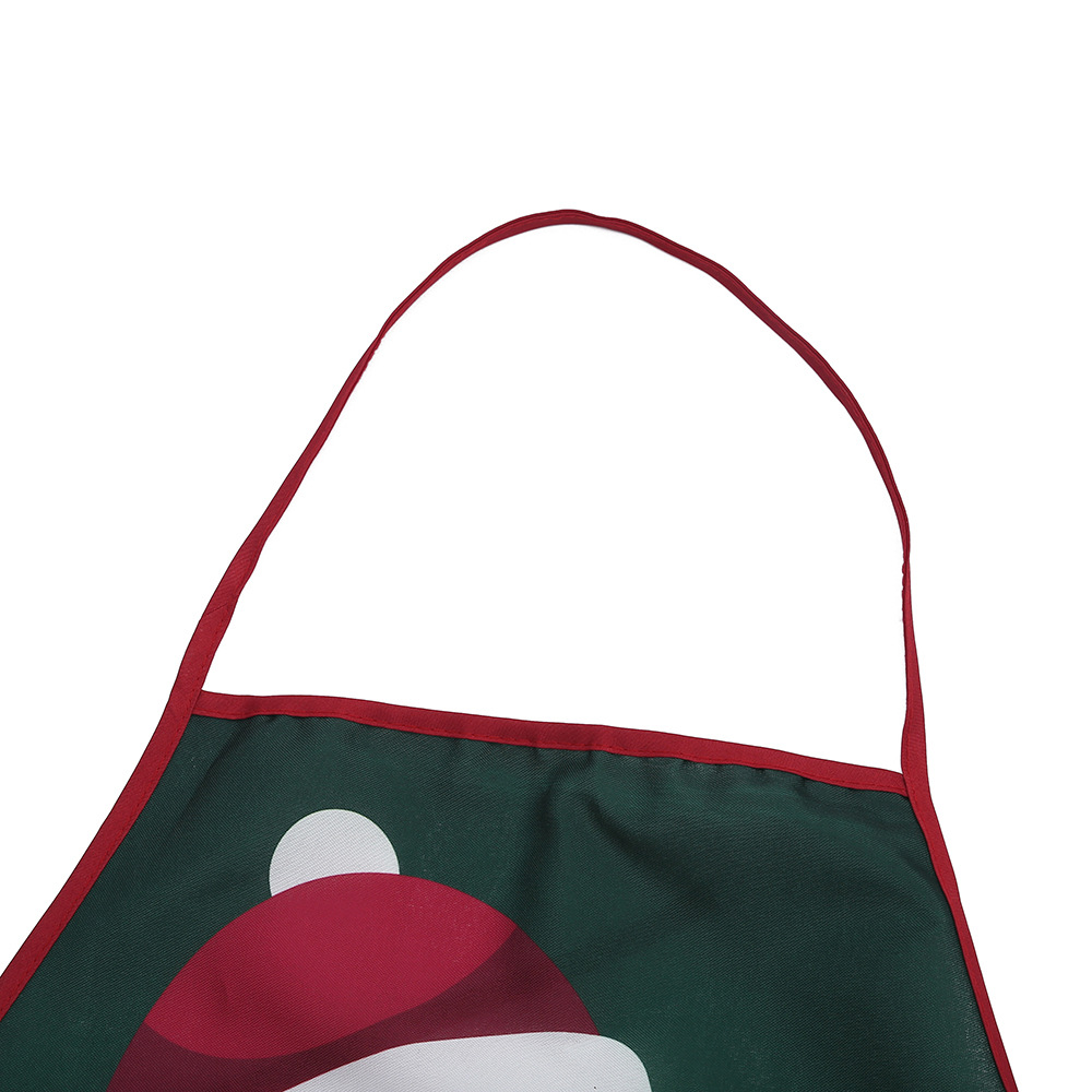 Indoor Occasion Polyester Material Christmas Santa Claus Snowman Polyester Indoor Aprons Costume Props