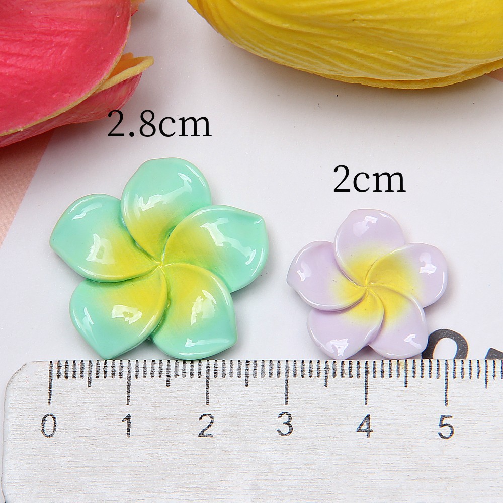 Nueva resina colorido huevo flor DIY crema pegamento accesorios agujero zapatos hebilla horquilla espárragos caja del teléfono Accesorios