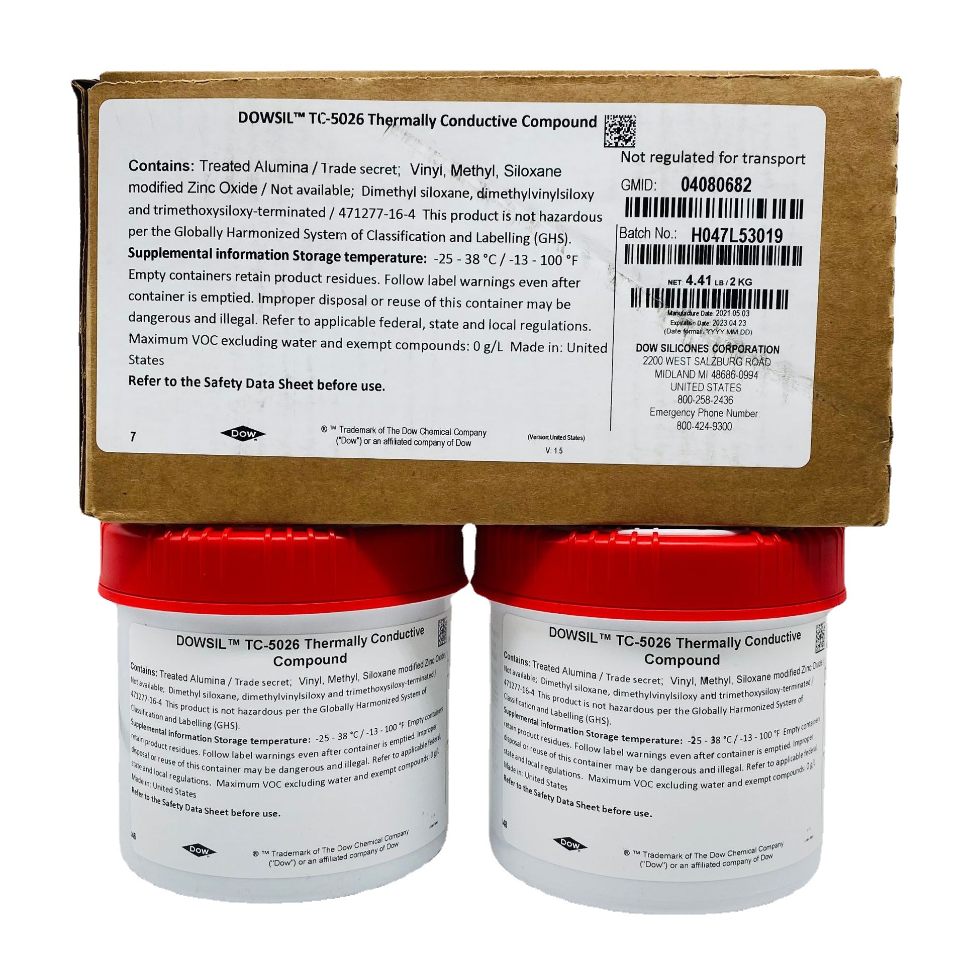 陶熙/道康宁TC-5026新包装导热膏LCD芯片散热器产品的导热散热