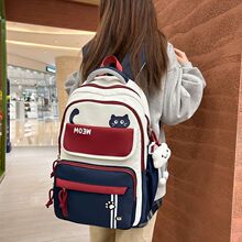 书包女生小学生三到六年级减负护脊超轻便大容量初中生双肩包新款