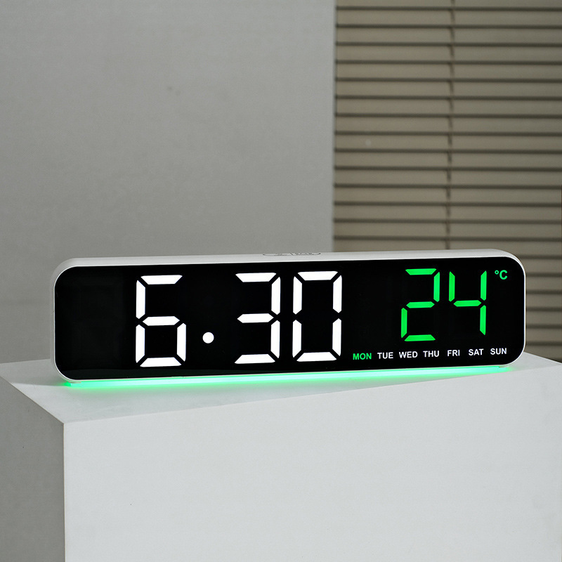 Pantalla de tiempo creativa de red led reloj digital reloj electrónico decoración de escritorio nocturna silenciosa 2811 image 1