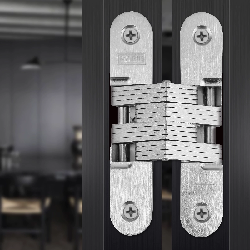 Concealed door hinge for bi-folding cabinet door hidden hinge cross concealed hinge 3D hinge