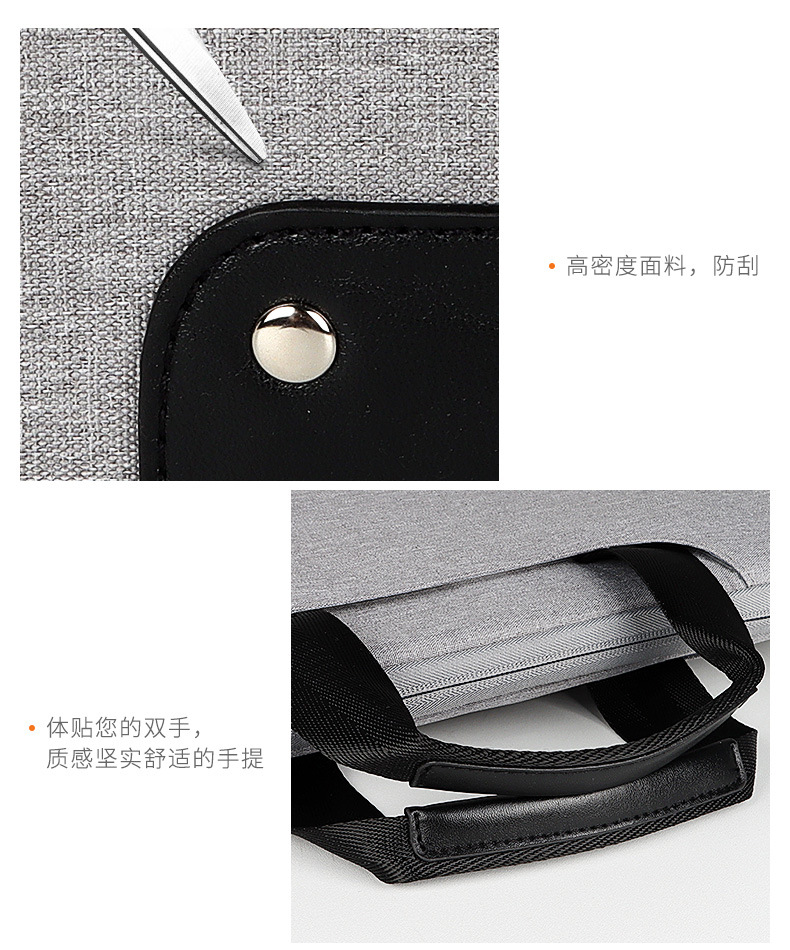 Wholesale single-shoulder portable laptop bags, waterproof briefcases, 131,415.6 inches, both men and women can print logos undefined