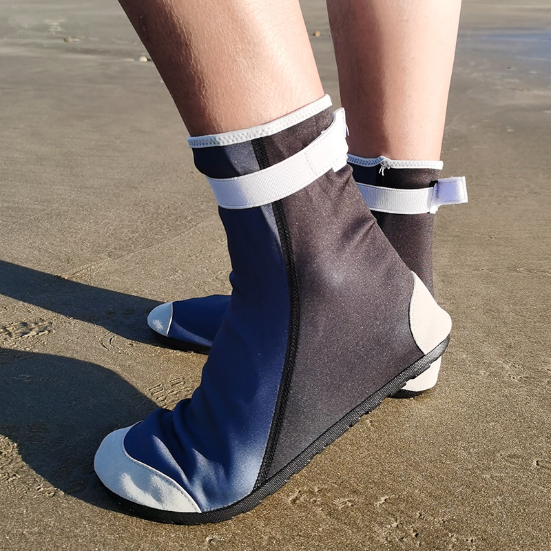Beach socks and shoes, children's playground wading high-top swimming and snorkeling shoes, adult non-slip and cut-resistant barefoot diving socks, stream tracing