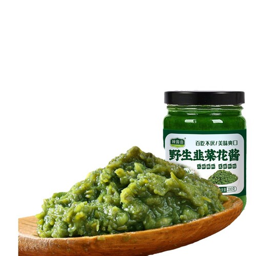 Wild chive flower sauce on the tip of the tongue Chinese homemade hot pot mutton dipping sauce Bibimbap sauce chili sauce