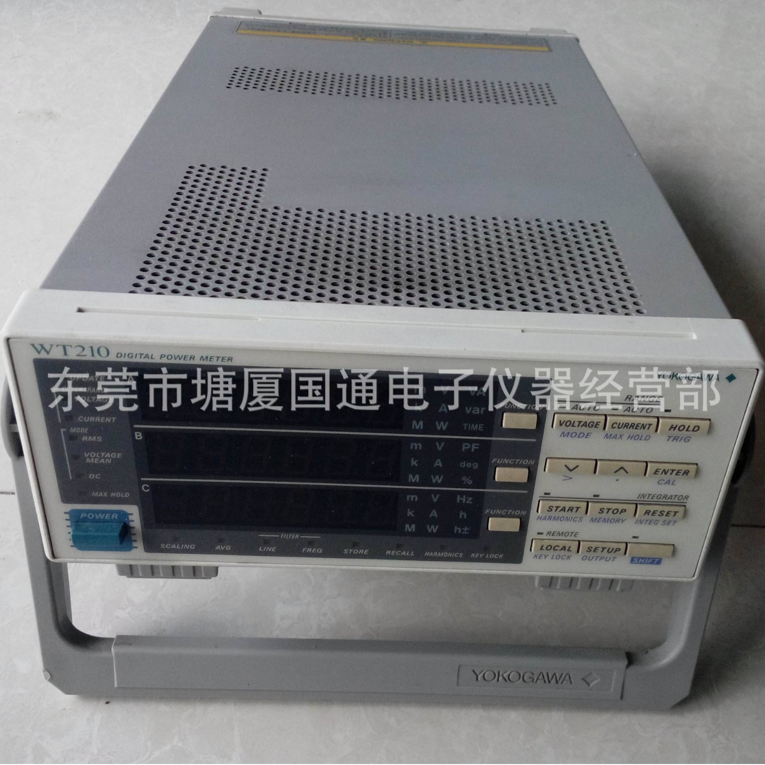 单相数字功率表WT210 日本横河功率计 wt210