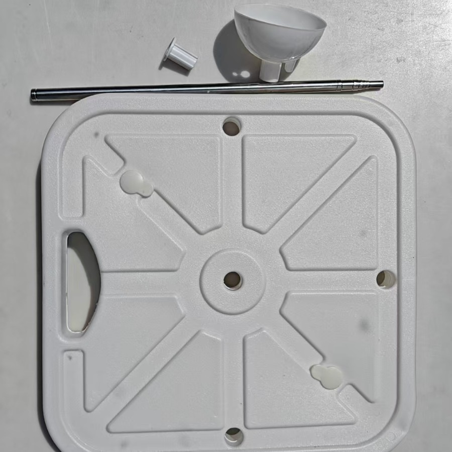 (Обычный 2-метровый телескопический стержень + пластиковая чаша + заглушка + квадратное основание пластины 40*40 КТ) Разместите заказ, чтобы изменить стоимость доставки, в противном случае товар не будет отправлен.