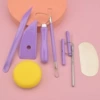 Plastic clay, set, 8 pieces