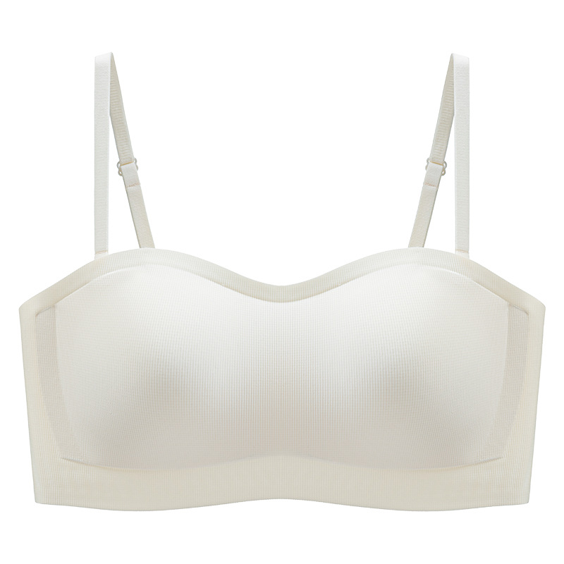 Verano sin cinturón de hombro ropa interior de soporte suave damas sin marcas sin anillo de acero sujetador de hombro antideslizante sujetador