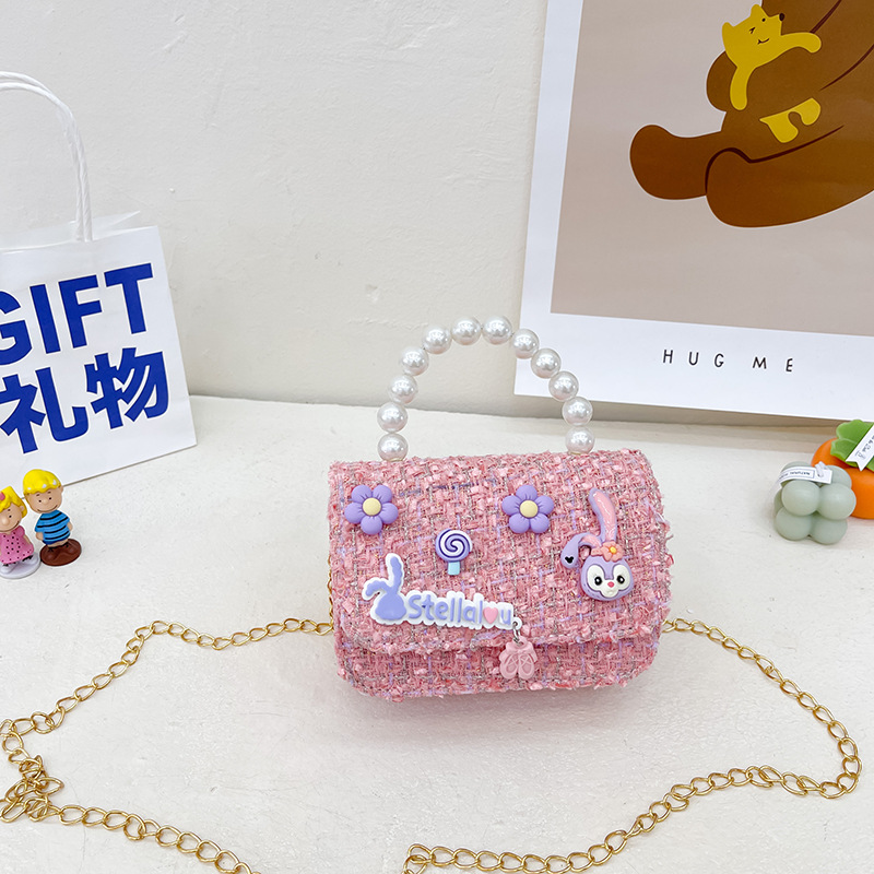 Bolsa de mensajero para niños hombro moda occidental princesa estilo coreano niña linda bebé 2022 nuevo bolso monedero