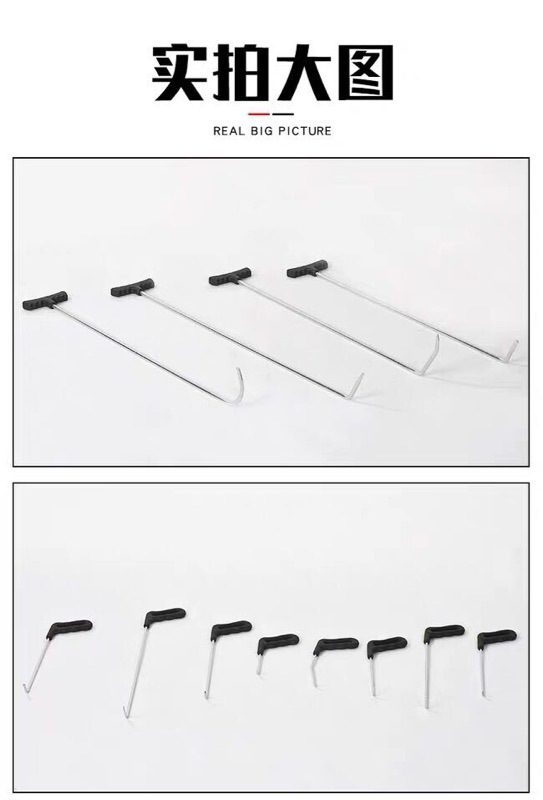 Car Dent Repair Tool Set Pry Bar Crowbar Dent Bump Hail Dent Removal Hook Wholesale