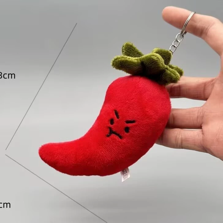 Brand plush pendant, creative keychain, doll