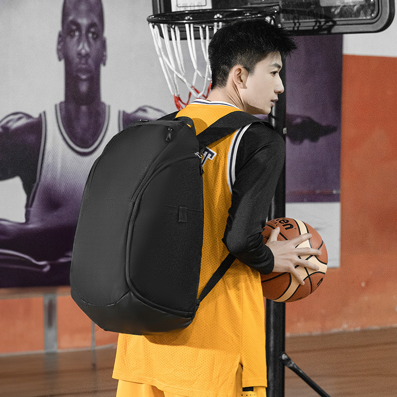Nueva mochila simple de gran capacidad a prueba de rociamientos, mochila deportiva de ocio, mochila de entrenamiento de baloncesto multifuncional
