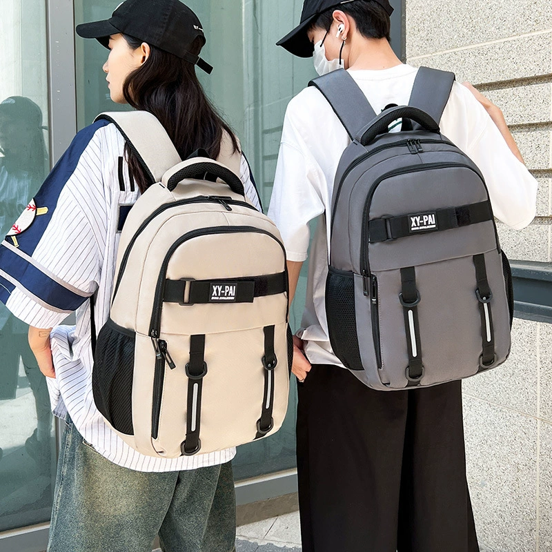 Capacious backpack, high quality bag for leisure for traveling