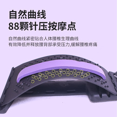 Household back support disc and lumbar spine relief device, lumbar spine correction massage trainer, household lumbar spine traction device