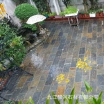 锈色青石板仿古砖 别墅庭院花园防滑地铺石板 天然锈色文化石地砖